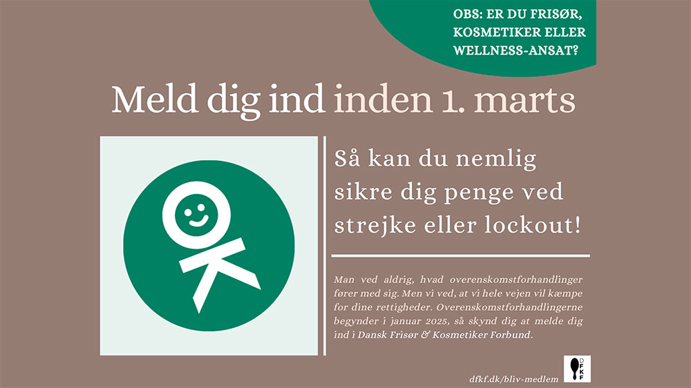 Billede til den relaterede nyhed Bliv medlem af DFKF – sikr dig penge ved strejke eller lockout!