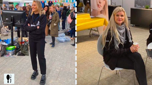 Foto: De to dommere Cecilie Madsen (frisør) og Linette Damsgaard (kosmetiker)